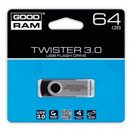 Pendrive 64GB GOODRAM Twister 3.0 czarny
