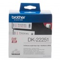 Brother DK-22205, 62mm x 15,24 m, taśma ciągła dwukolorowy druk termiczny czerwony i czarny
