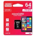 Karta microSDHC 64GB GoodRam kl.10 UHS-I 60MB/s+ adapter