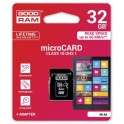 Karta microSDHC 32GB GoodRam kl.10 UHS-I 60MB/s+ adapter