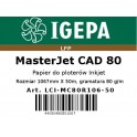 PREMIUM Papier do ploterów 1067x50 MasterJet CAD 80 IGEPA