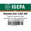 PREMIUM Papier do ploterów 841x50 MasterJet CAD 80 IGEPA