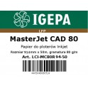 PREMIUM Papier do ploterów 914x50 MasterJet CAD 80 IGEPA